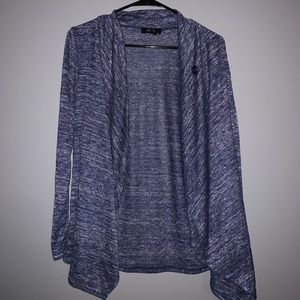 Blue with silver sparkle cardigan